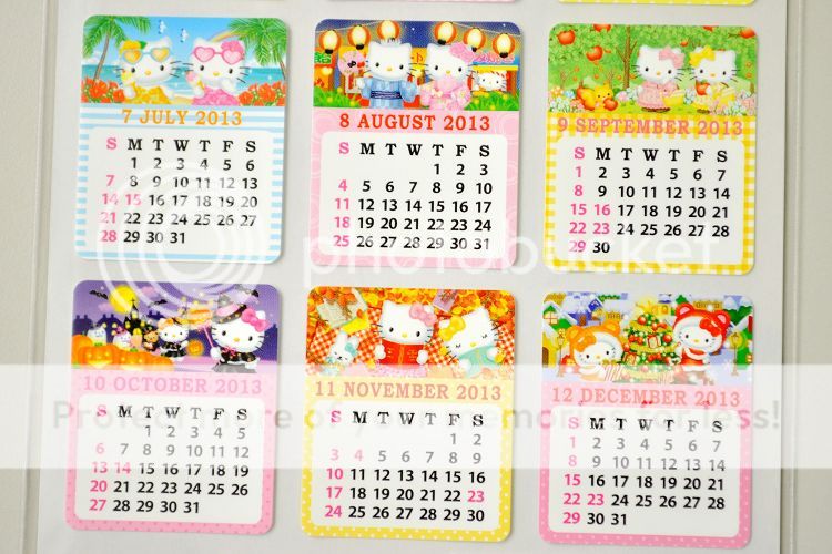 Get organized in 2013 cutely with this Hello Kitty calendar. Stunning